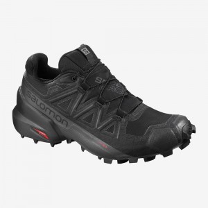 Buty do Biegania w Terenie Damskie Salomon Speedcross 5 Gore-Tex Czarne | 64507-UICO