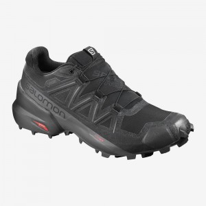 Buty do Biegania w Terenie Męskie Salomon Speedcross 5 Gore-Tex Czarne | 74910-BQKR