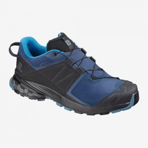 Buty do Biegania w Terenie Męskie Salomon Xa Wild Gore-Tex Niebieskie | 68540-OZKV