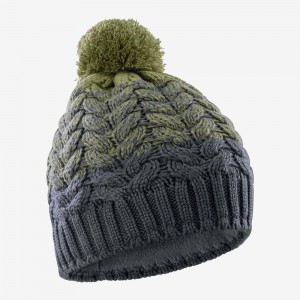 Kapelusz Męskie Salomon Poly Beanie Zielone | 83091-DSPV