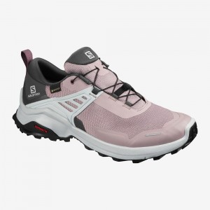 Trekking Damskie Salomon X Raise Gore-Tex Różowe | 25681-LRGV