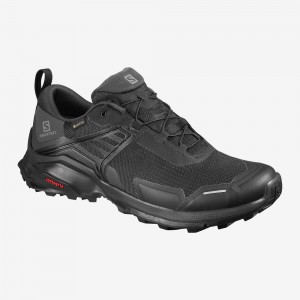 Trekking Męskie Salomon X Raise Gore-Tex Czarne | 82940-YOTE