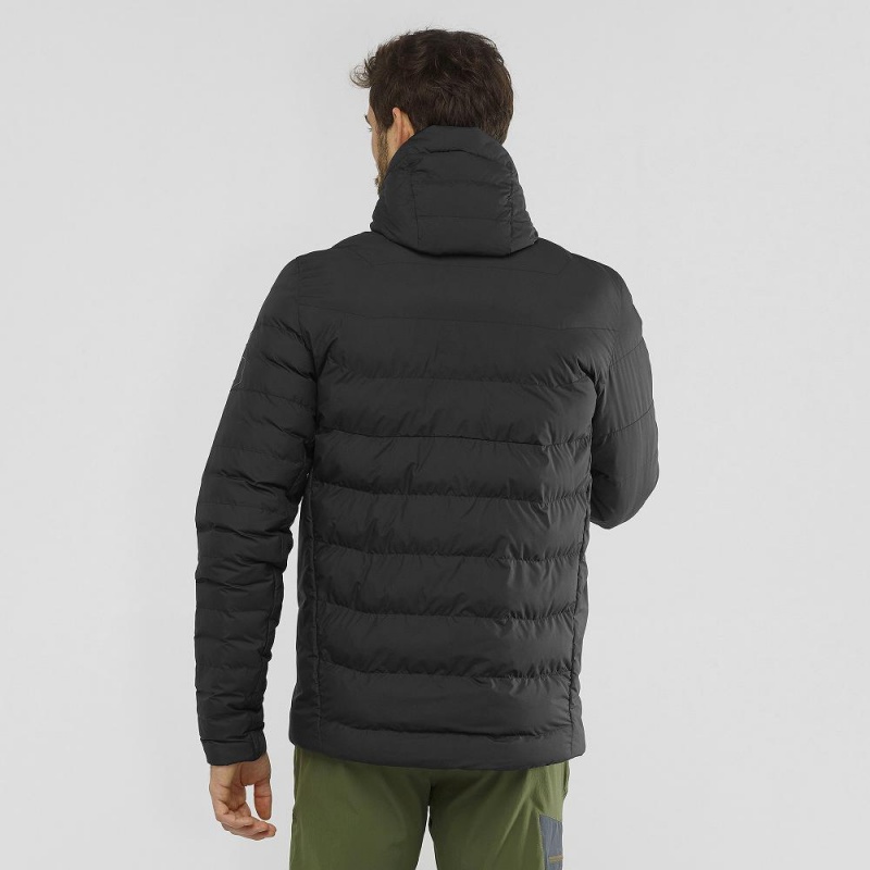 Bluza z Kapturem Męskie Salomon Essential Xwarm Insulated Czarne | 38076-MTXS