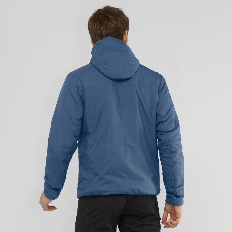 Bluza z Kapturem Męskie Salomon Outrack Insulated Granatowe | 60418-TFKC