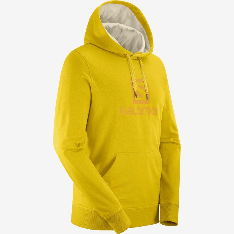 Bluza z Kapturem Męskie Salomon Shift Hoodie M Żółte | 72083-LFPO