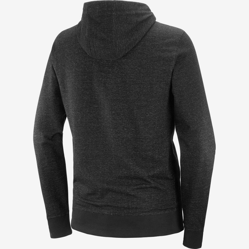 Bluza z Kapturem Męskie Salomon Shift Hoodie M Czarne | 02765-QRFH