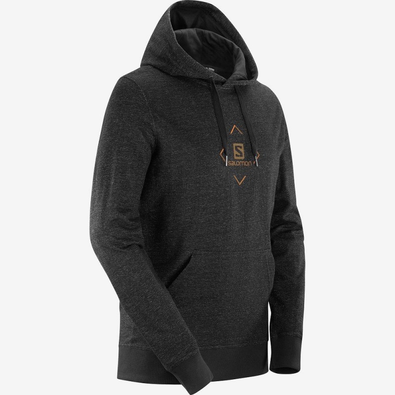 Bluza z Kapturem Męskie Salomon Shift Hoodie M Czarne | 02765-QRFH