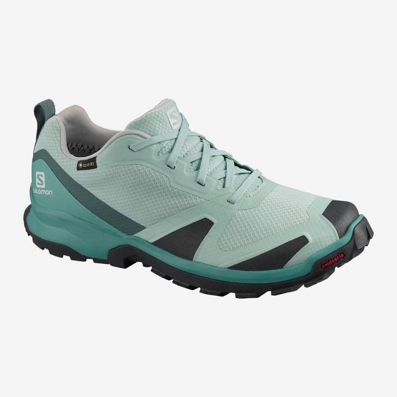 Buty do Biegania w Terenie Damskie Salomon Xa Collider Gtx W Zielone | 57934-JKDW