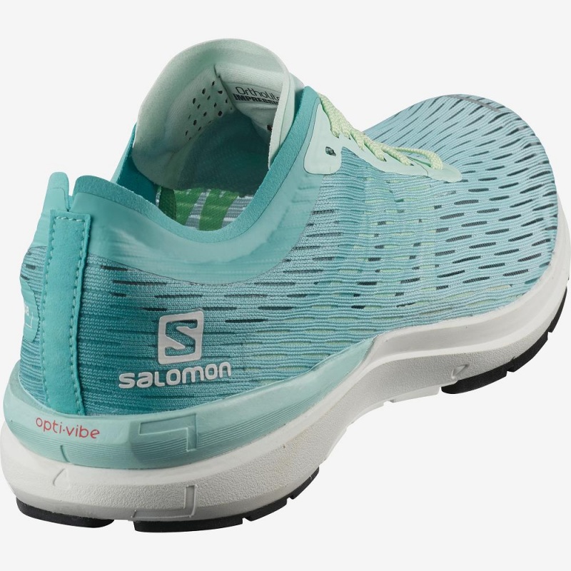 Buty do Biegania w Terenie Damskie Salomon Sonic 3 Accelerate W Zielone | 81675-PSKL