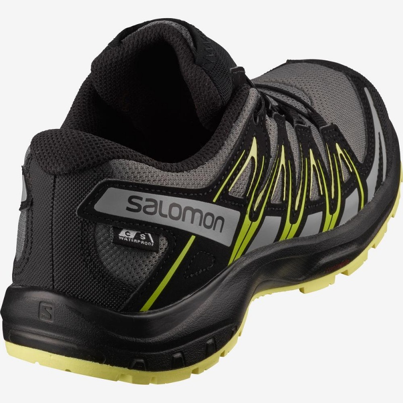 Buty do Biegania w Terenie Dziecięce Salomon Xa Pro 3D Cswp J Żółte | 59071-TGDQ