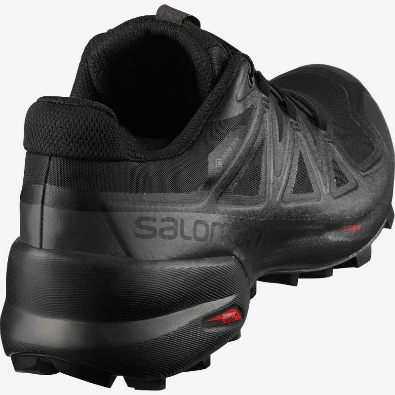 Buty do Biegania w Terenie Męskie Salomon Speedcross 5 Gore-Tex Czarne | 74910-BQKR