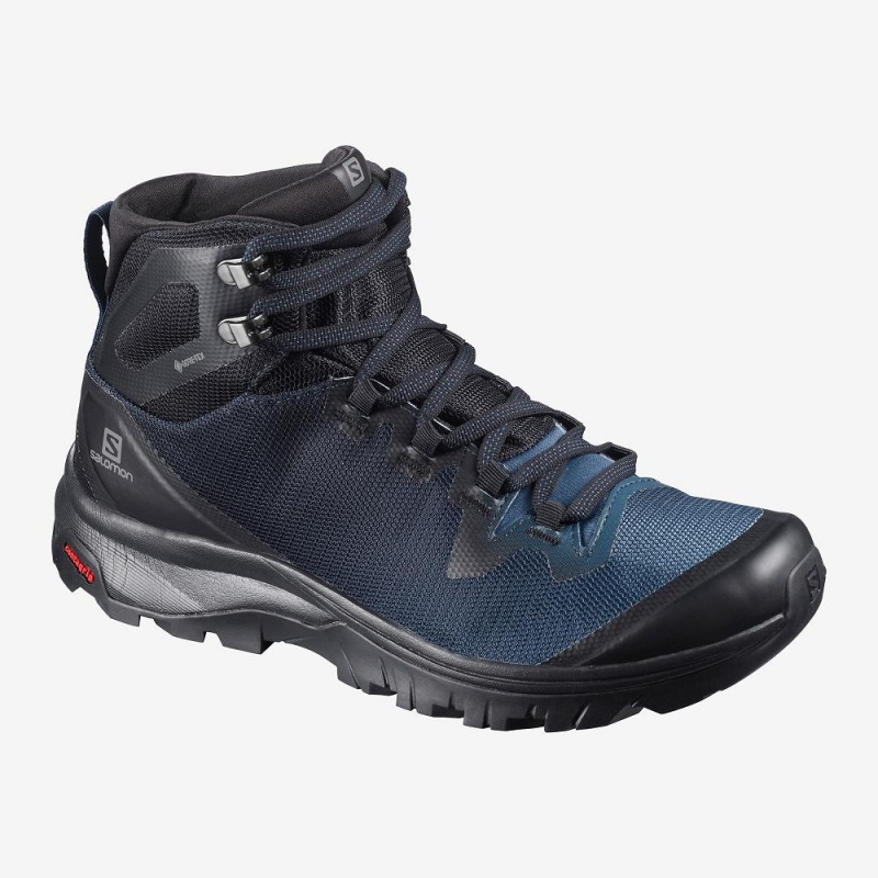 Buty do Chodzenia Damskie Salomon Vaya Mid Gore-Tex Czarne | 04369-DJWX