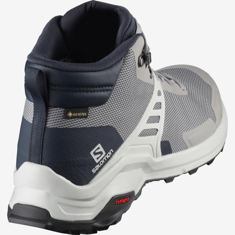 Buty do Chodzenia Męskie Salomon X Raise Mid Gore-Tex Gray | 34601-TFDH