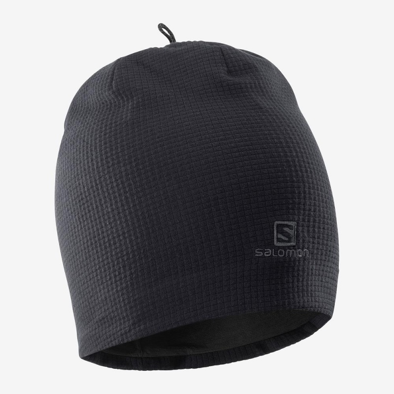 Kapelusz Męskie Salomon Rs Warm Beanie Czarne | 30659-NFVI