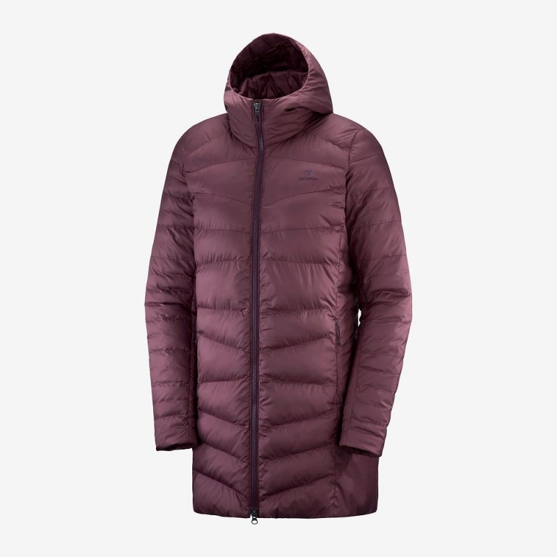 Kurtka Damskie Salomon Essential Xwarm Long Fioletowe | 72390-HIAP