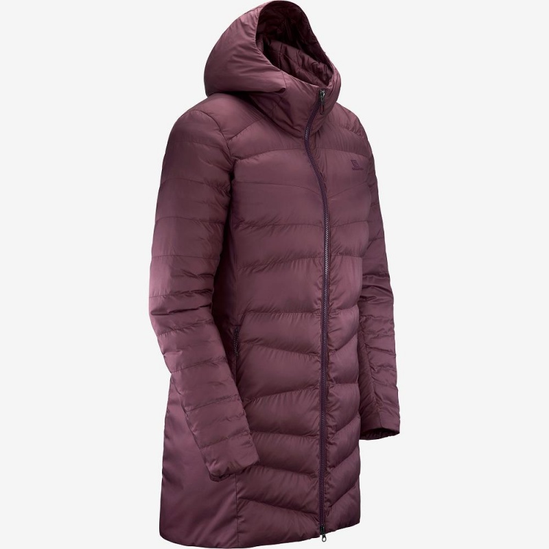 Kurtka Damskie Salomon Essential Xwarm Long Fioletowe | 72390-HIAP