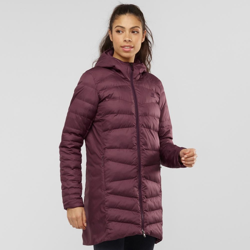 Kurtka Damskie Salomon Essential Xwarm Long Fioletowe | 72390-HIAP