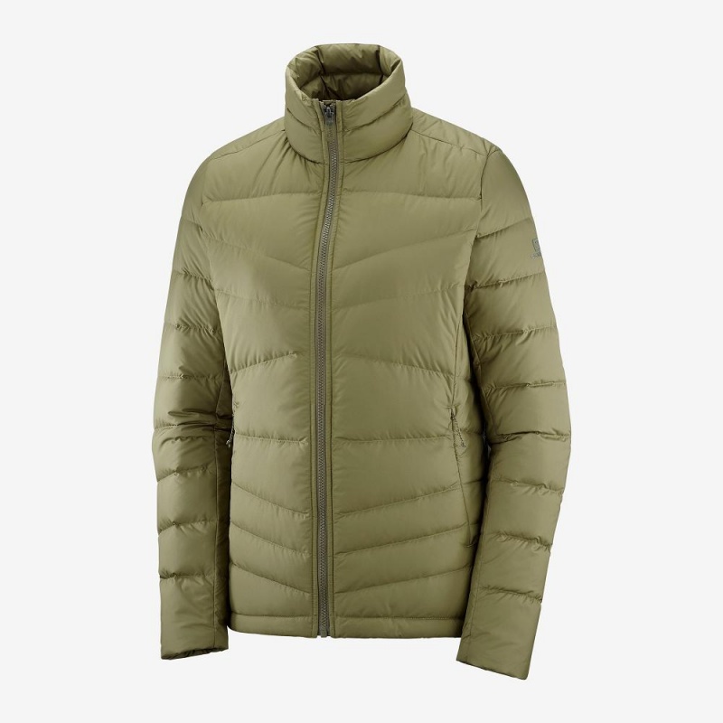 Kurtka Damskie Salomon Transition Down Jacket W Zielone | 86430-GZWL