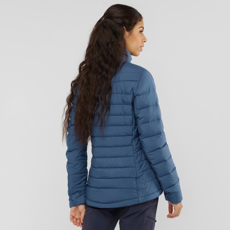 Kurtka Damskie Salomon Transition Down Jacket W Granatowe | 10429-IZDO