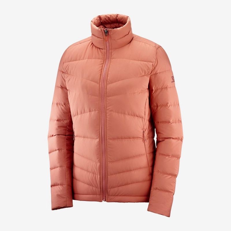 Kurtka Damskie Salomon Transition Down Jacket W Pomarańczowe | 84527-PKOZ