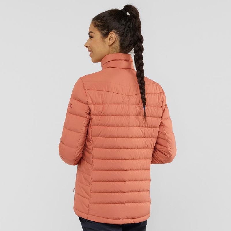 Kurtka Damskie Salomon Transition Down Jacket W Pomarańczowe | 84527-PKOZ