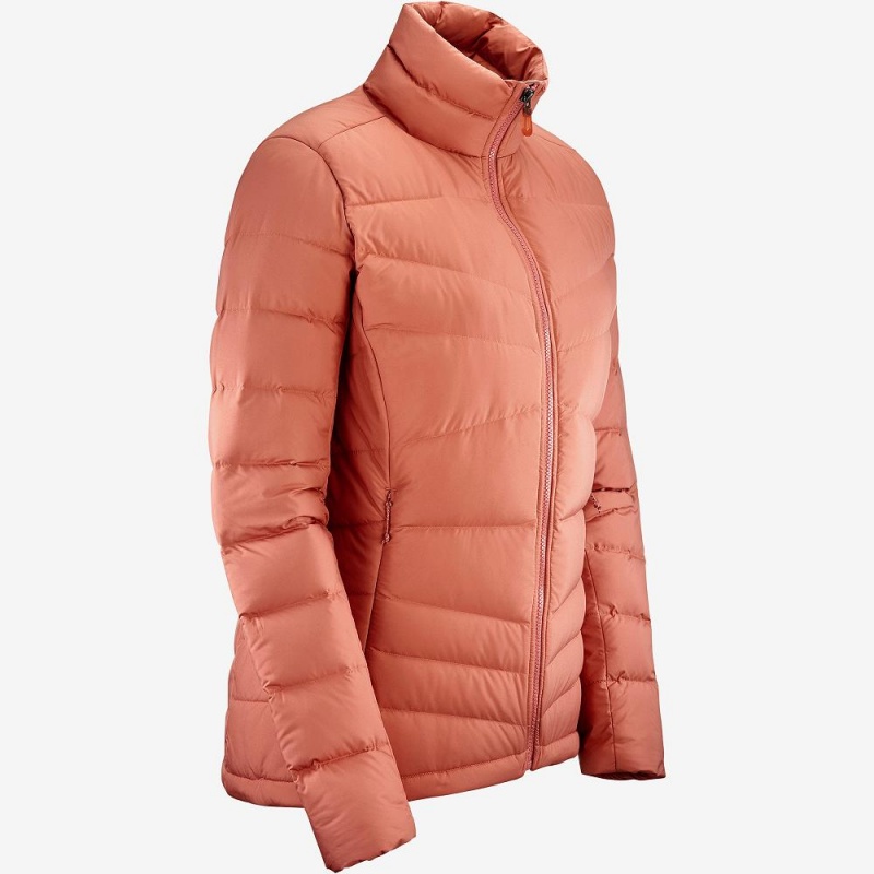 Kurtka Damskie Salomon Transition Down Jacket W Pomarańczowe | 84527-PKOZ