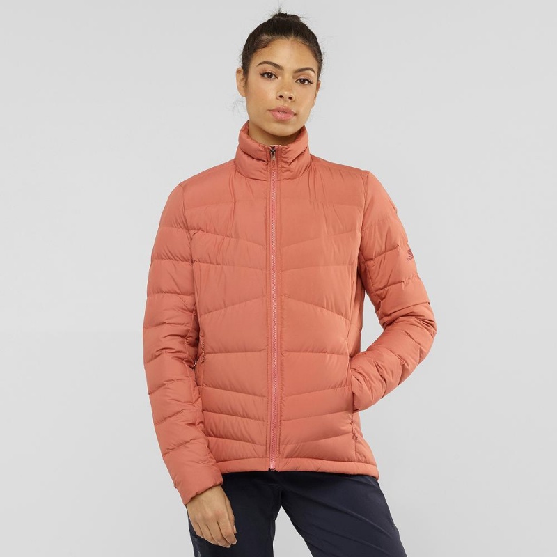 Kurtka Damskie Salomon Transition Down Jacket W Pomarańczowe | 84527-PKOZ