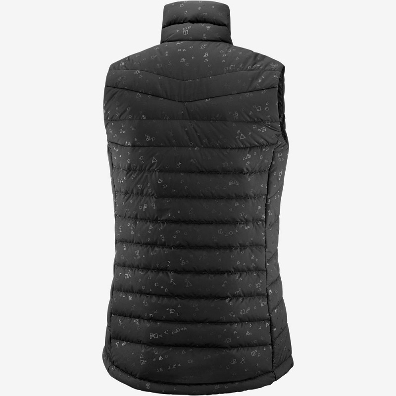 Kurtka Damskie Salomon Transition Down Vest W Czarne | 71923-YJOL