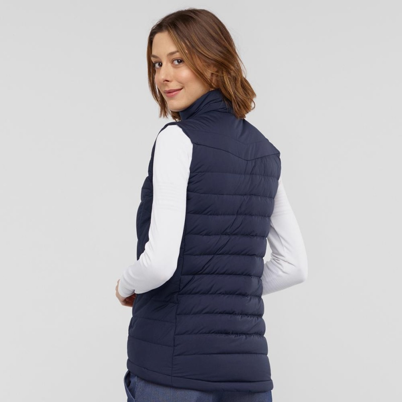 Kurtka Damskie Salomon Transition Down Vest W Granatowe | 69184-DNBJ