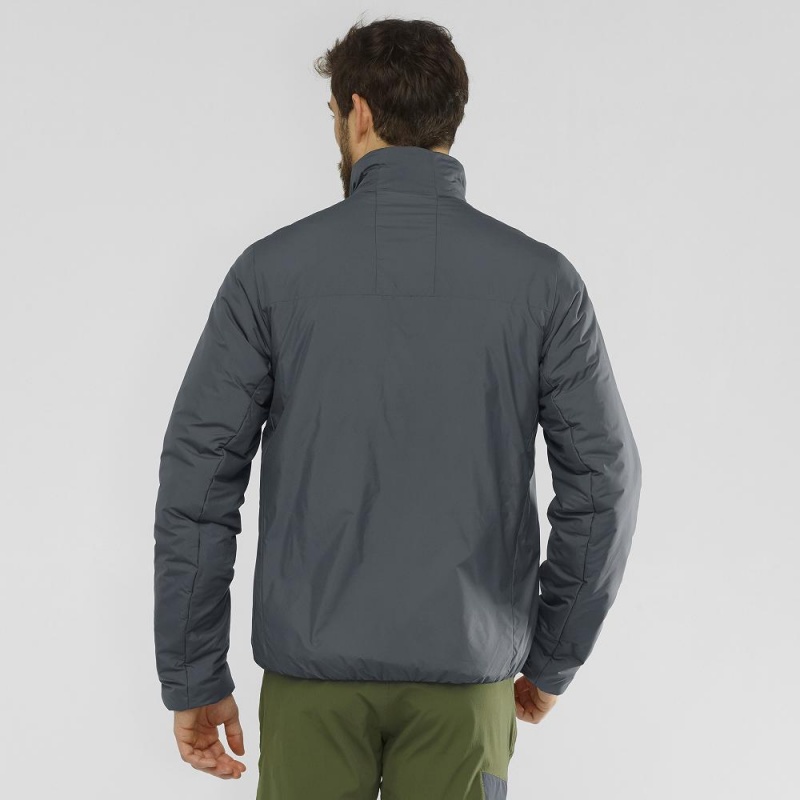 Kurtka Męskie Salomon Outrack Insulated Jacket M Gray | 65092-OZXR