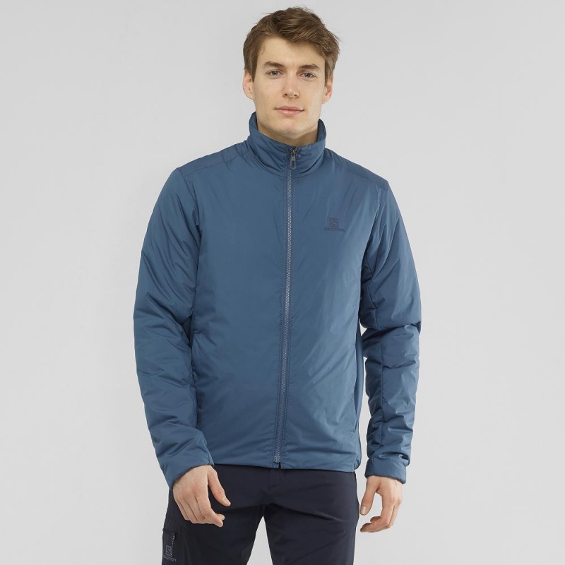 Kurtka Męskie Salomon Outrack Insulated Jacket M Granatowe | 37804-BOKX