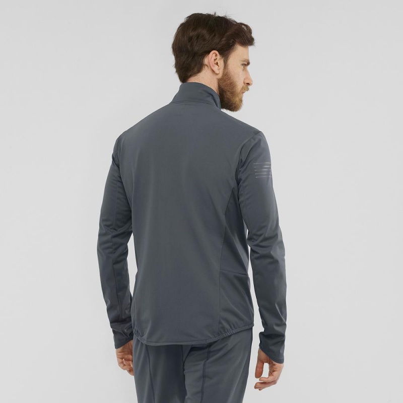 Kurtka Męskie Salomon Rs Softshell Jkt M Gray | 81457-HGSY