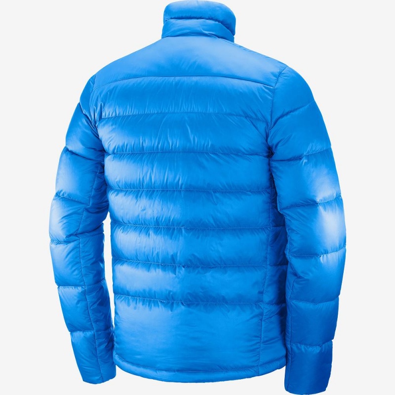 Kurtka Męskie Salomon Transition Down Jacket M Niebieskie | 34175-KIZO