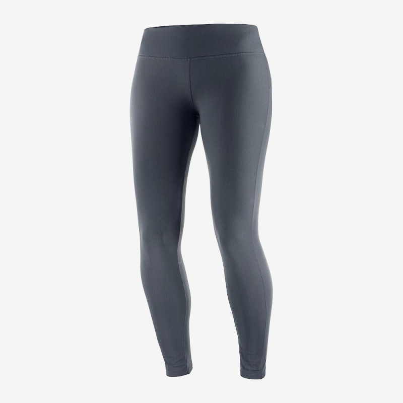 Rajstopy Damskie Salomon Comet Warm Tight W Gray | 34852-VQUG