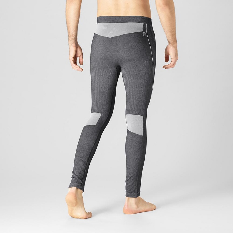 Rajstopy Męskie Salomon Primo Warm Tight Seamless M Czarne | 76953-TUGJ