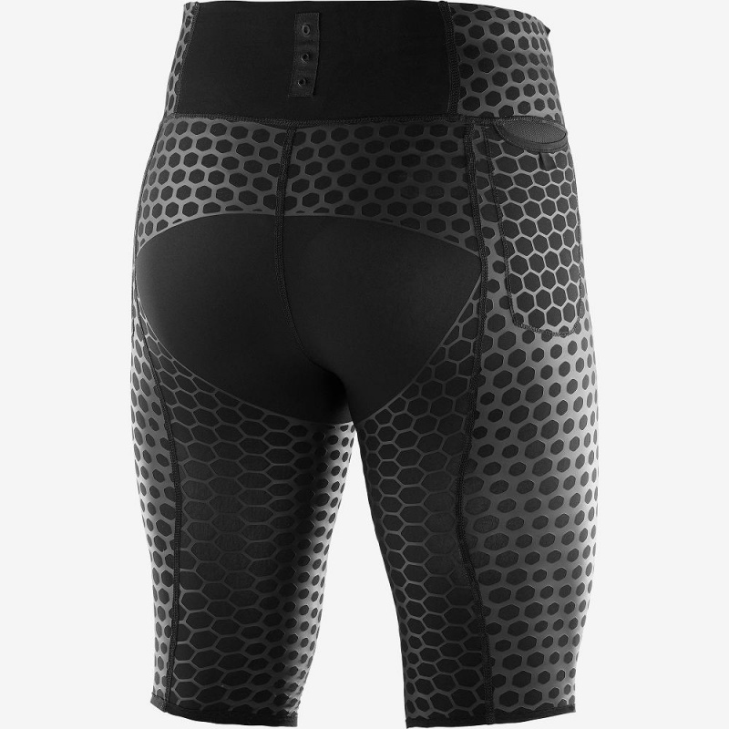 Rajstopy Męskie Salomon S Lab Exo Half Tight M Czarne | 34062-THQY