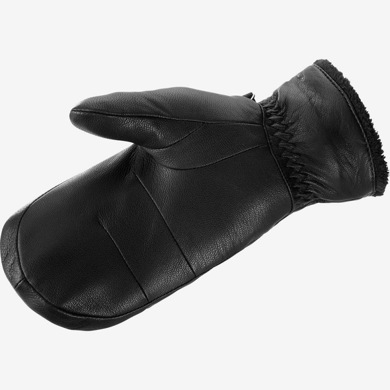 Rękawiczki Damskie Salomon Native Mitten W Czarne | 69213-MYGU