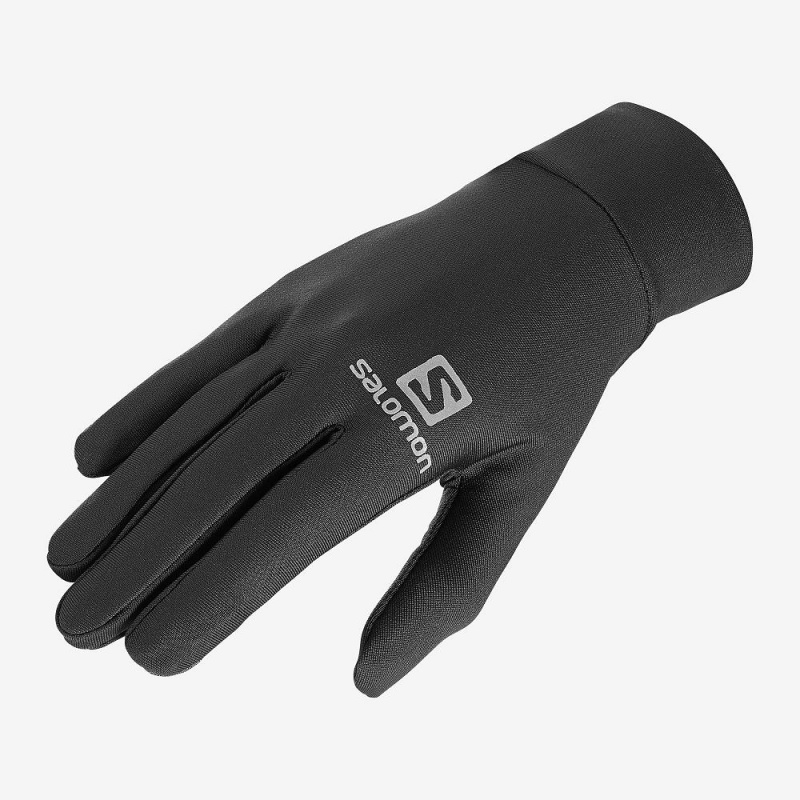 Rękawiczki Męskie Salomon Agile Warm Glove U Czarne | 29670-XKCN