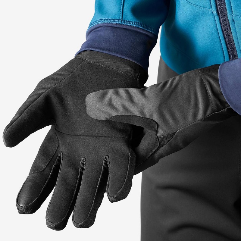 Rękawiczki Męskie Salomon Equipe Glove U Czarne | 57463-XVMI