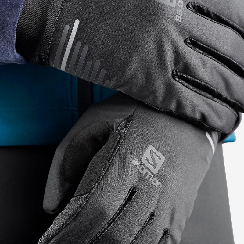 Rękawiczki Męskie Salomon Equipe Glove U Czarne | 57463-XVMI