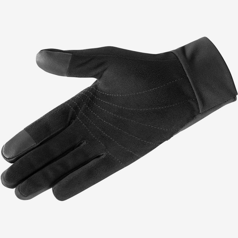 Rękawiczki Męskie Salomon Fast Wing Zimowe Glove U Czarne | 15324-AIMV