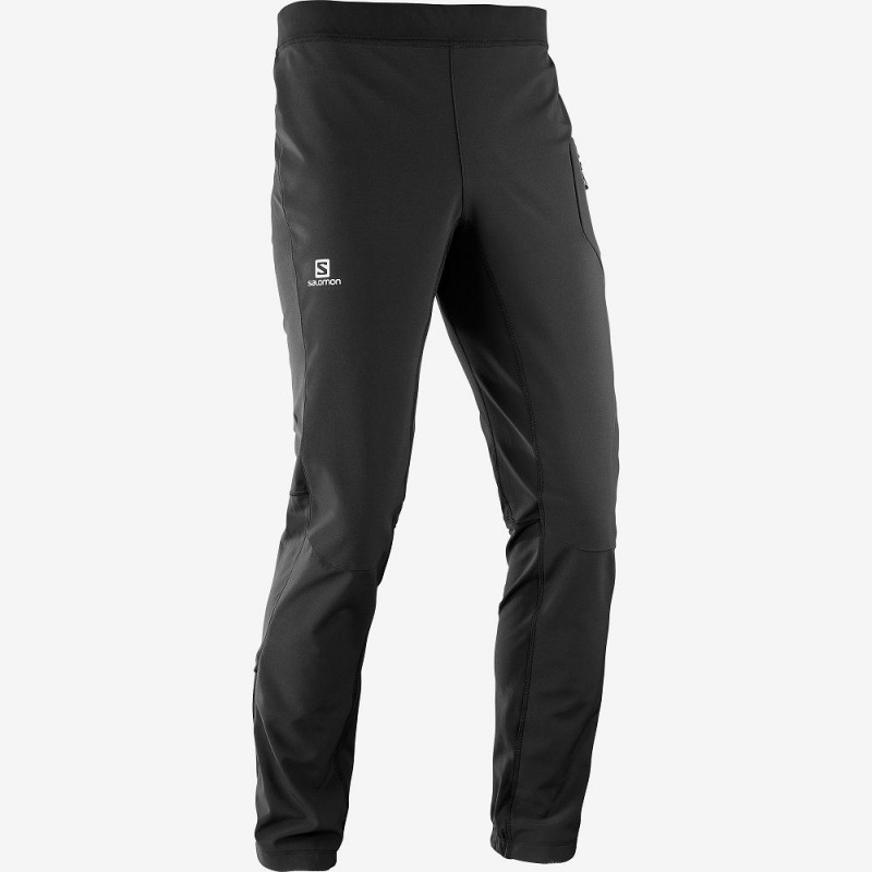 Spodnie Męskie Salomon Rs Warm Softshell M Czarne | 57183-JSFH