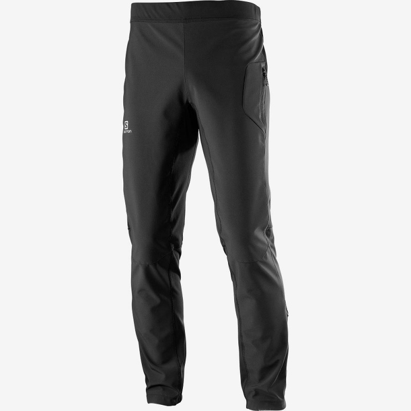 Spodnie Męskie Salomon Rs Warm Softshell M Czarne | 57183-JSFH