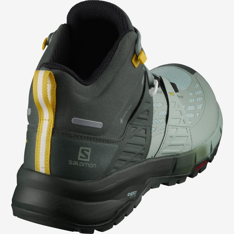 Trekking Damskie Salomon Odyssey Mid Gtx W Zielone | 05618-PHGR