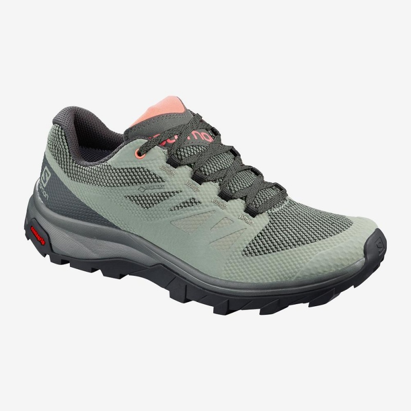 Trekking Damskie Salomon Outline Gore-Tex Gray | 10536-KSOJ