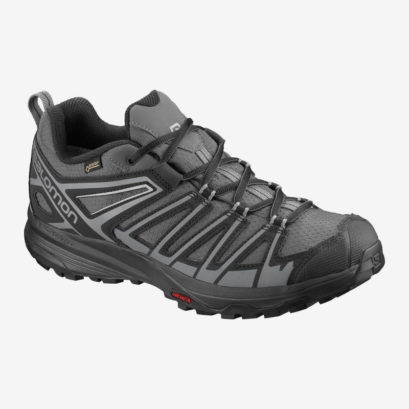 Trekking Męskie Salomon X Crest Gore-Tex Czarne | 60178-REQL