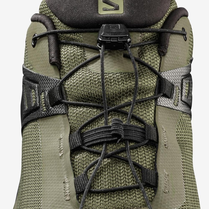 Trekking Męskie Salomon X Raise Gore-Tex Zielone | 89130-YSIH